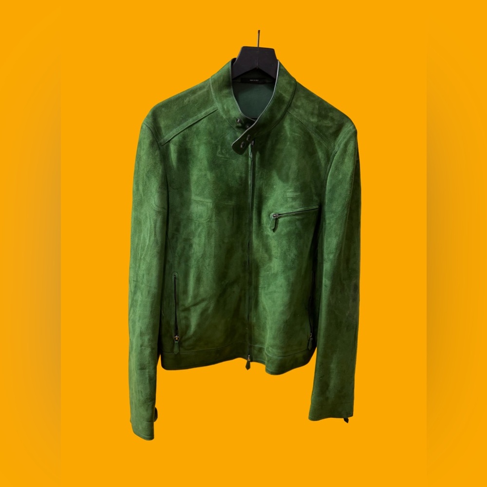 Tom Ford Green Suede Jacket